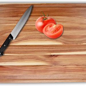 Non Toxic Acacia Wood Cutting Board – Premium Large & Reversible  Cutting Boards for Kitchen - Mess-Free Cooking with Juice Groove